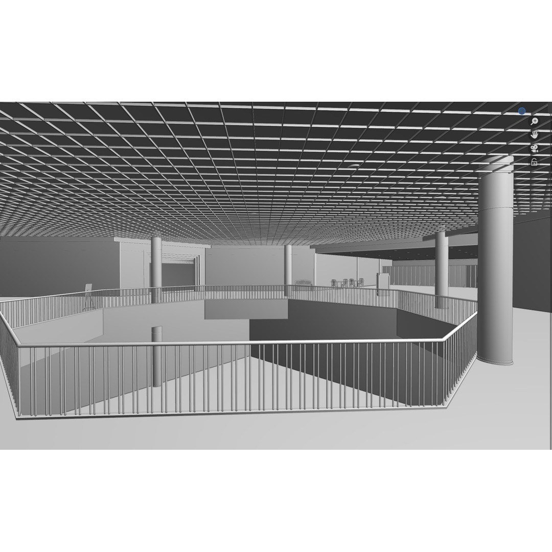 Valley View Mall 3D Model – Detailed Blender Conversion of Dallas Landmark - View 38