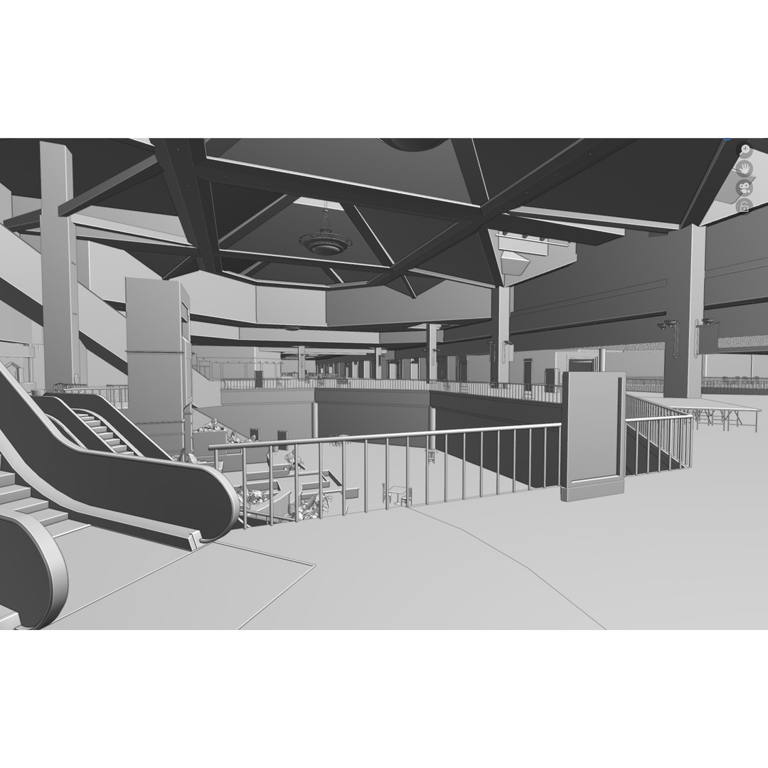 Valley View Mall 3D Model – Detailed Blender Conversion of Dallas Landmark - View 4