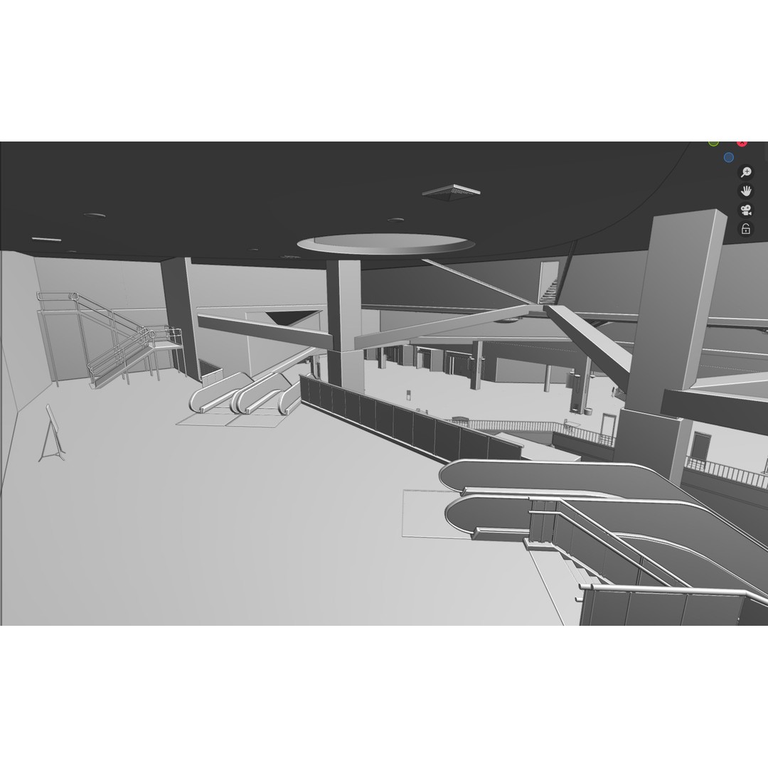 Valley View Mall 3D Model – Detailed Blender Conversion of Dallas Landmark - View 40