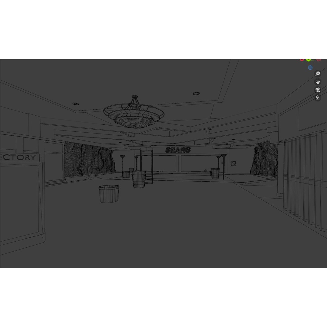 Valley View Mall 3D Model – Detailed Blender Conversion of Dallas Landmark - View 41