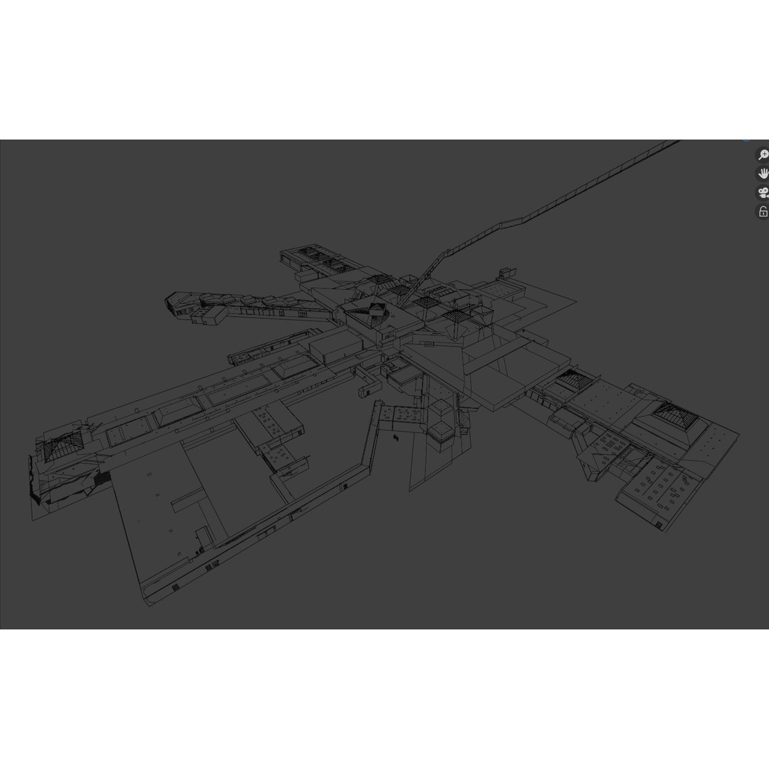 Valley View Mall 3D Model – Detailed Blender Conversion of Dallas Landmark - View 46