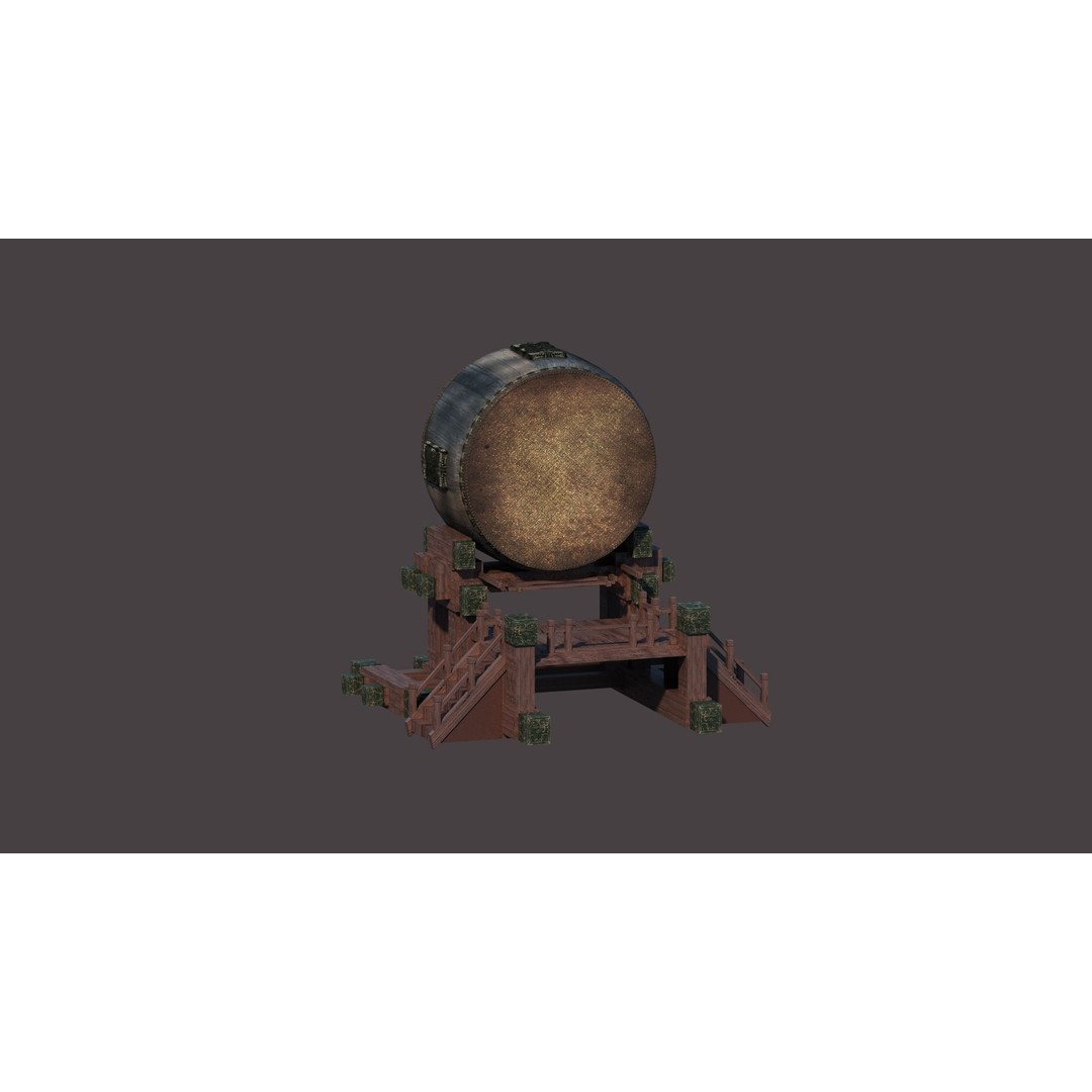Ancient Chinese Architecture 3D Model – Traditional Building Structures, FBX & OBJ - View 10