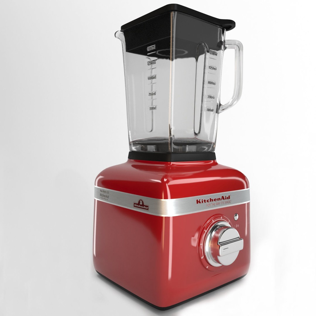 KitchenAid Appliances Bundle 3D Model – High Poly Textured Kitchenware - View 10