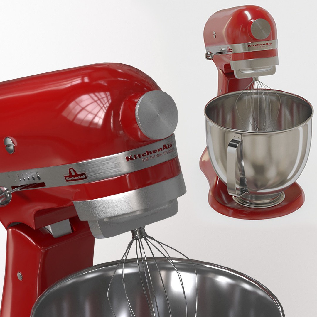 KitchenAid Appliances Bundle 3D Model – High Poly Textured Kitchenware - View 15