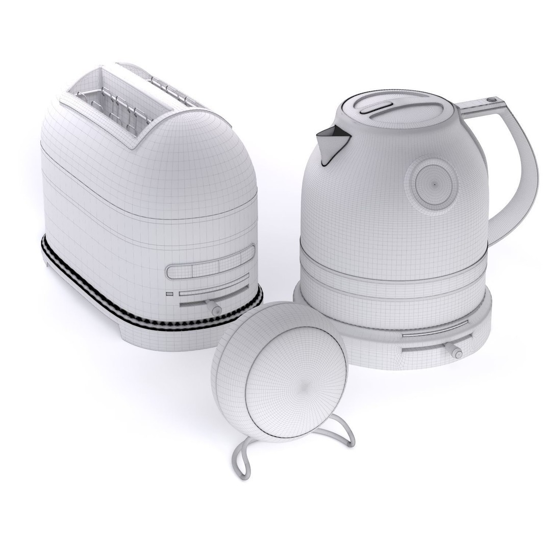 KitchenAid Appliances Bundle 3D Model – High Poly Textured Kitchenware - View 18