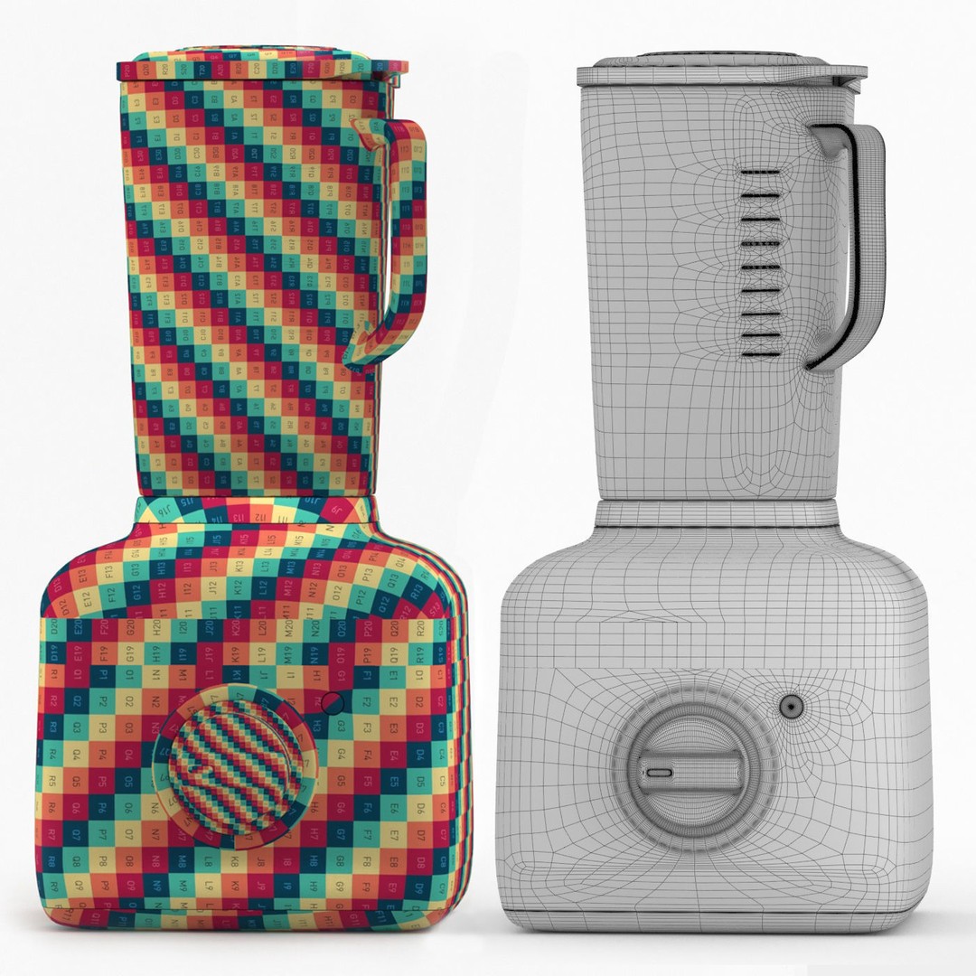 KitchenAid Appliances Bundle 3D Model – High Poly Textured Kitchenware - View 21