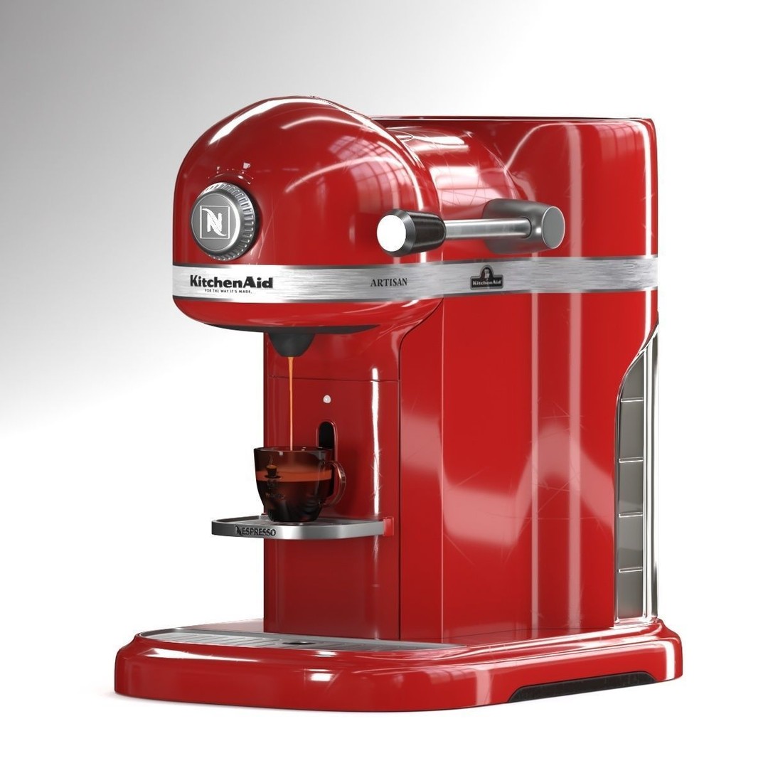 KitchenAid Appliances Bundle 3D Model – High Poly Textured Kitchenware - View 3
