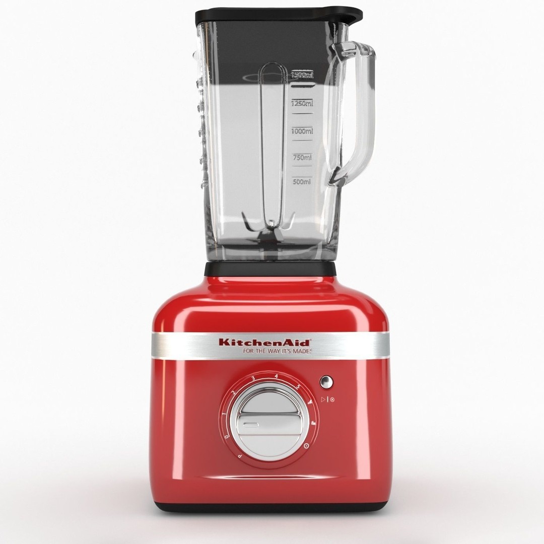 KitchenAid Appliances Bundle 3D Model – High Poly Textured Kitchenware - View 4