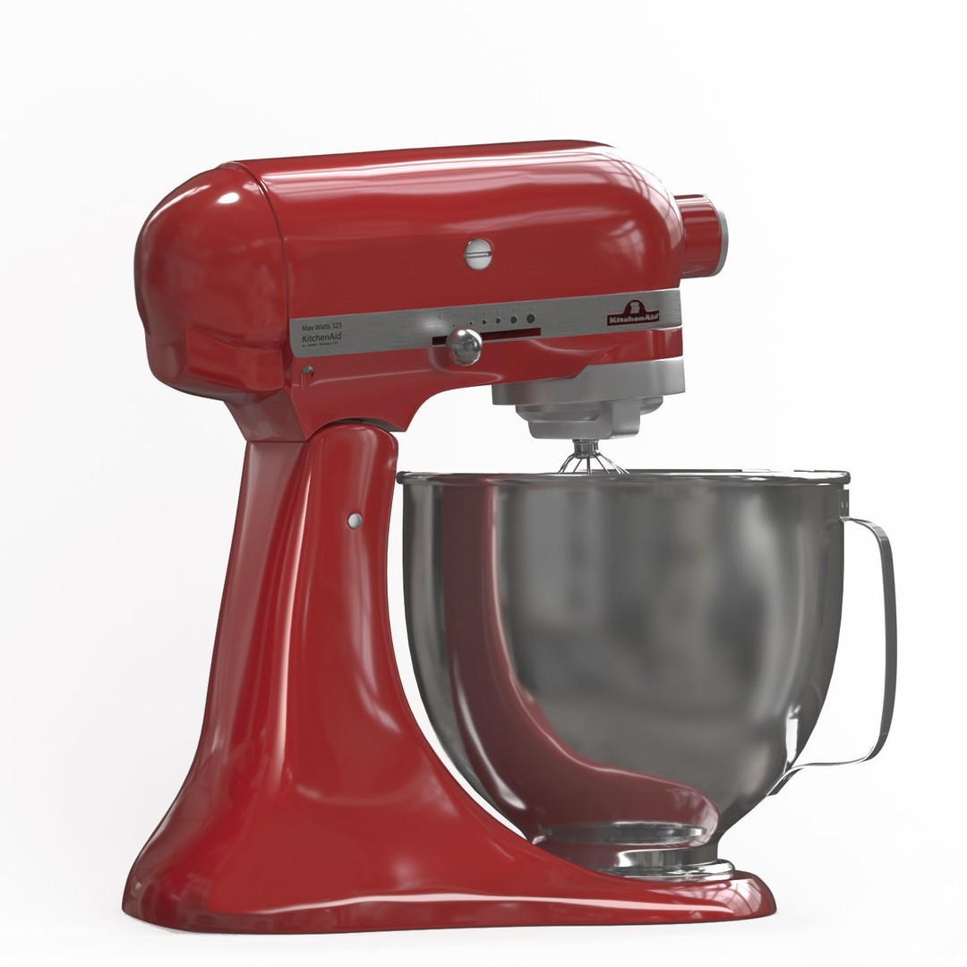 KitchenAid Appliances Bundle 3D Model – High Poly Textured Kitchenware - View 6
