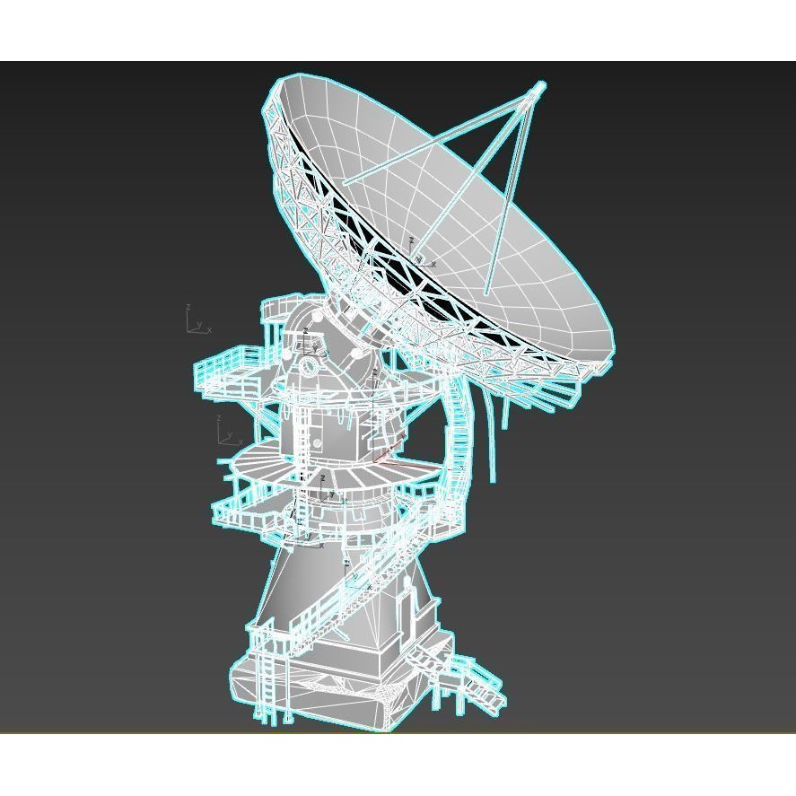 Abandoned Radar Station 3D Model – Realistic PBR Asset, FBX - View 17