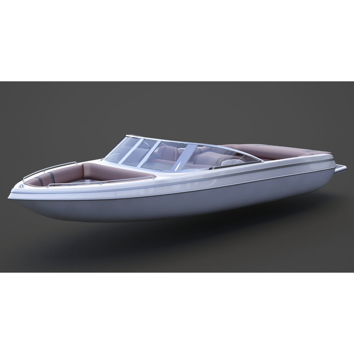 Motor Boat 06 - Game-Ready 3D Model - View 11