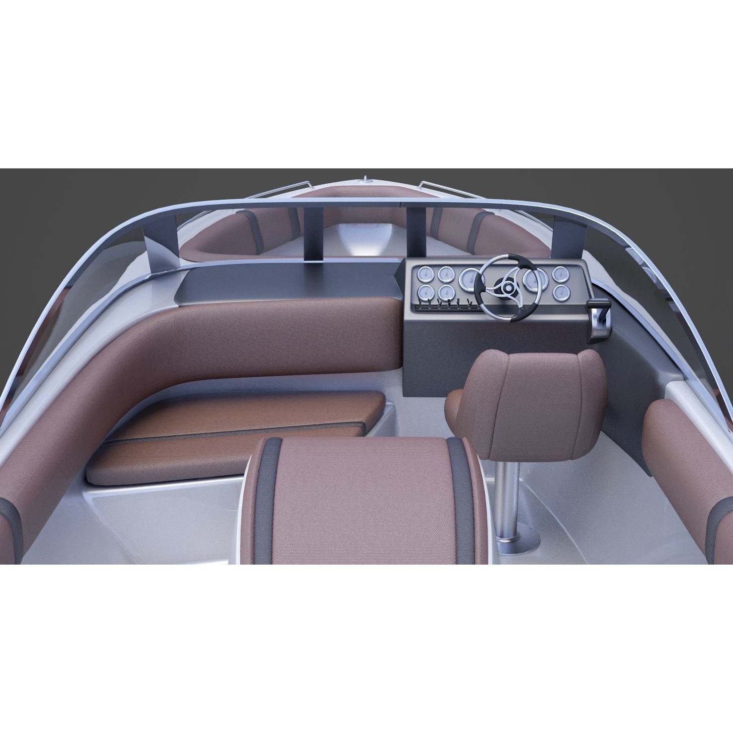 Motor Boat 06 - Game-Ready 3D Model - View 15