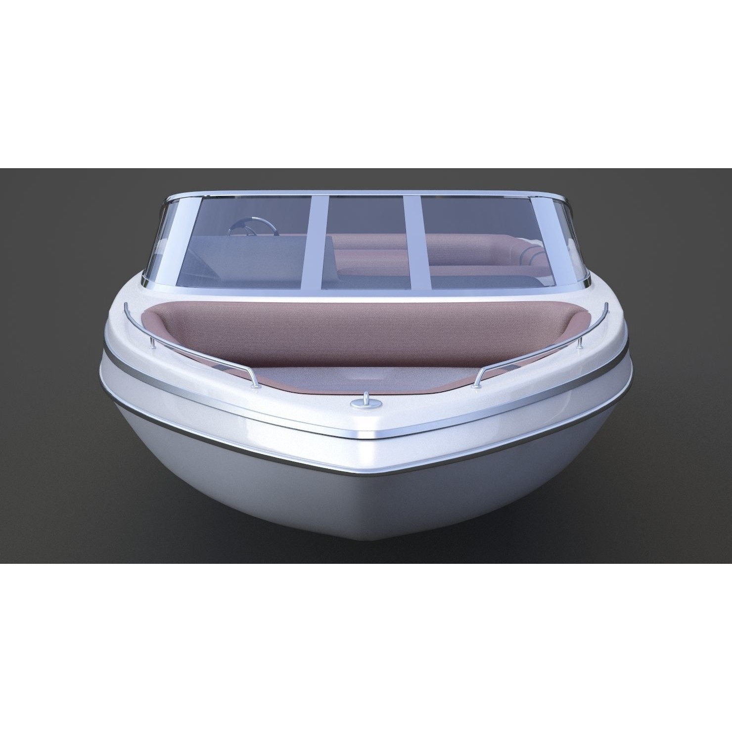 Motor Boat 06 - Game-Ready 3D Model - View 4