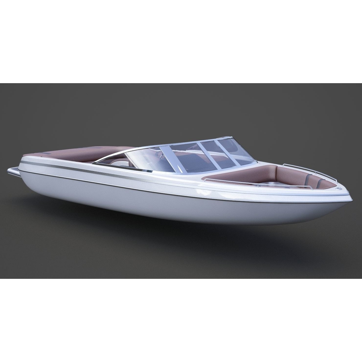Motor Boat 06 - Game-Ready 3D Model - View 5