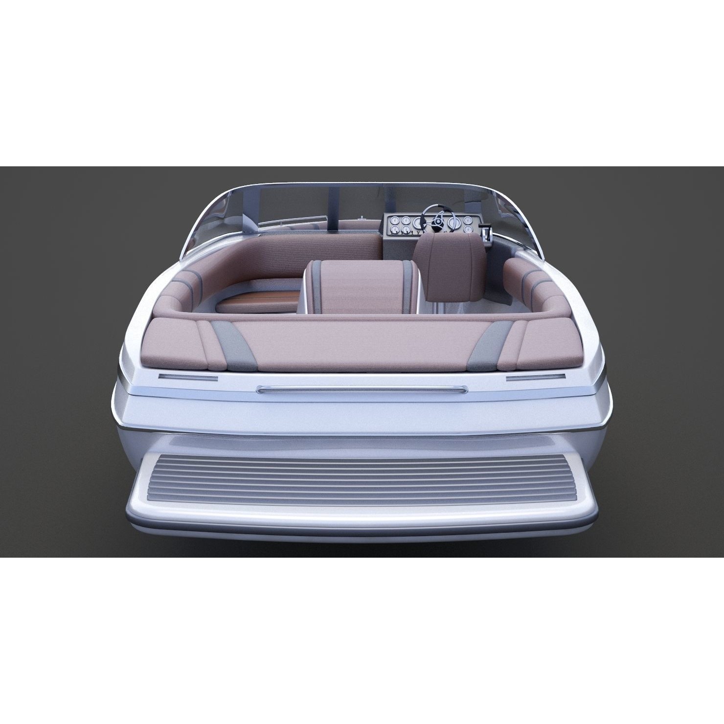 Motor Boat 06 - Game-Ready 3D Model - View 8