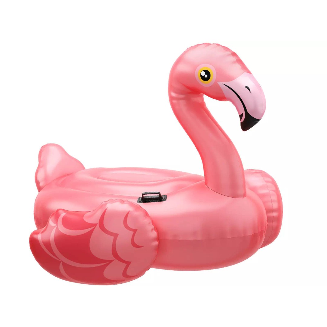 Pink Intex Mega Flamingo 3D Model – High Poly PBR Asset, OBJ/3dsMax - View 2
