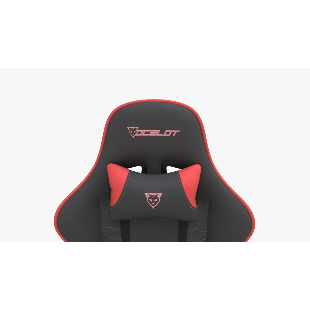 Ocelot Gaming Chair 3D Model – High Poly PBR Asset, FBX, Blender - View 10