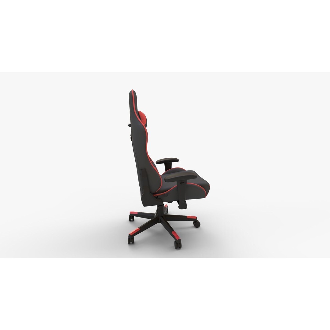 Ocelot Gaming Chair 3D Model – High Poly PBR Asset, FBX, Blender - View 3