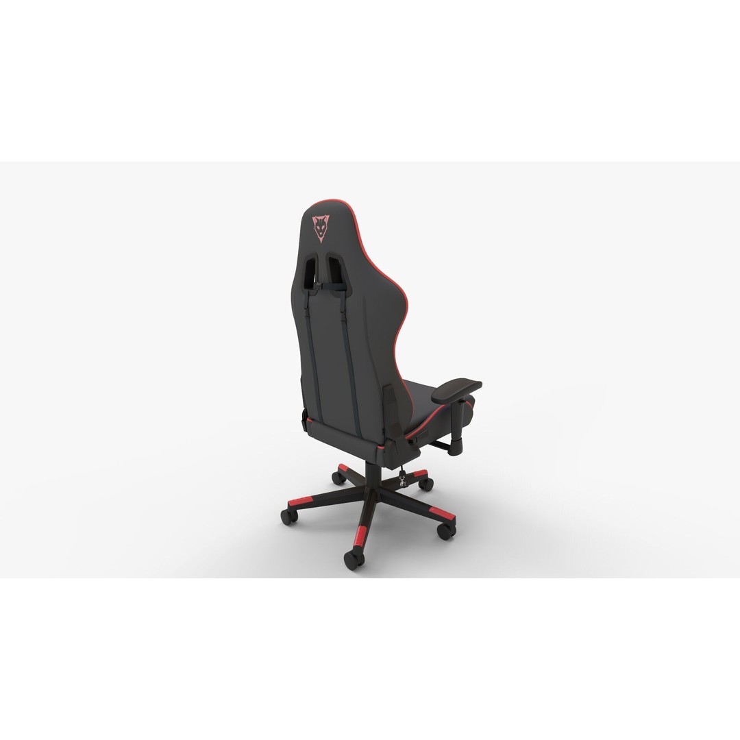 Ocelot Gaming Chair 3D Model – High Poly PBR Asset, FBX, Blender - View 4