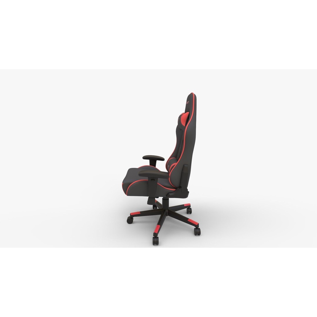 Ocelot Gaming Chair 3D Model – High Poly PBR Asset, FBX, Blender - View 7