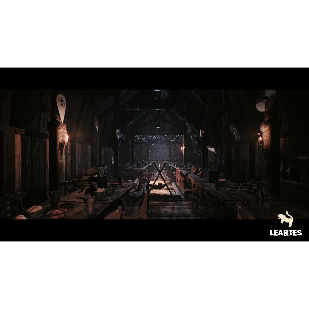 Viking Village 3D Model – Modular Low Poly Environment, FBX/UE - View 11