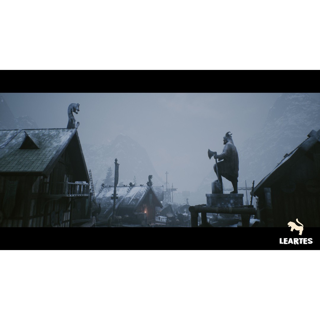 Viking Village 3D Model – Modular Low Poly Environment, FBX/UE - View 12