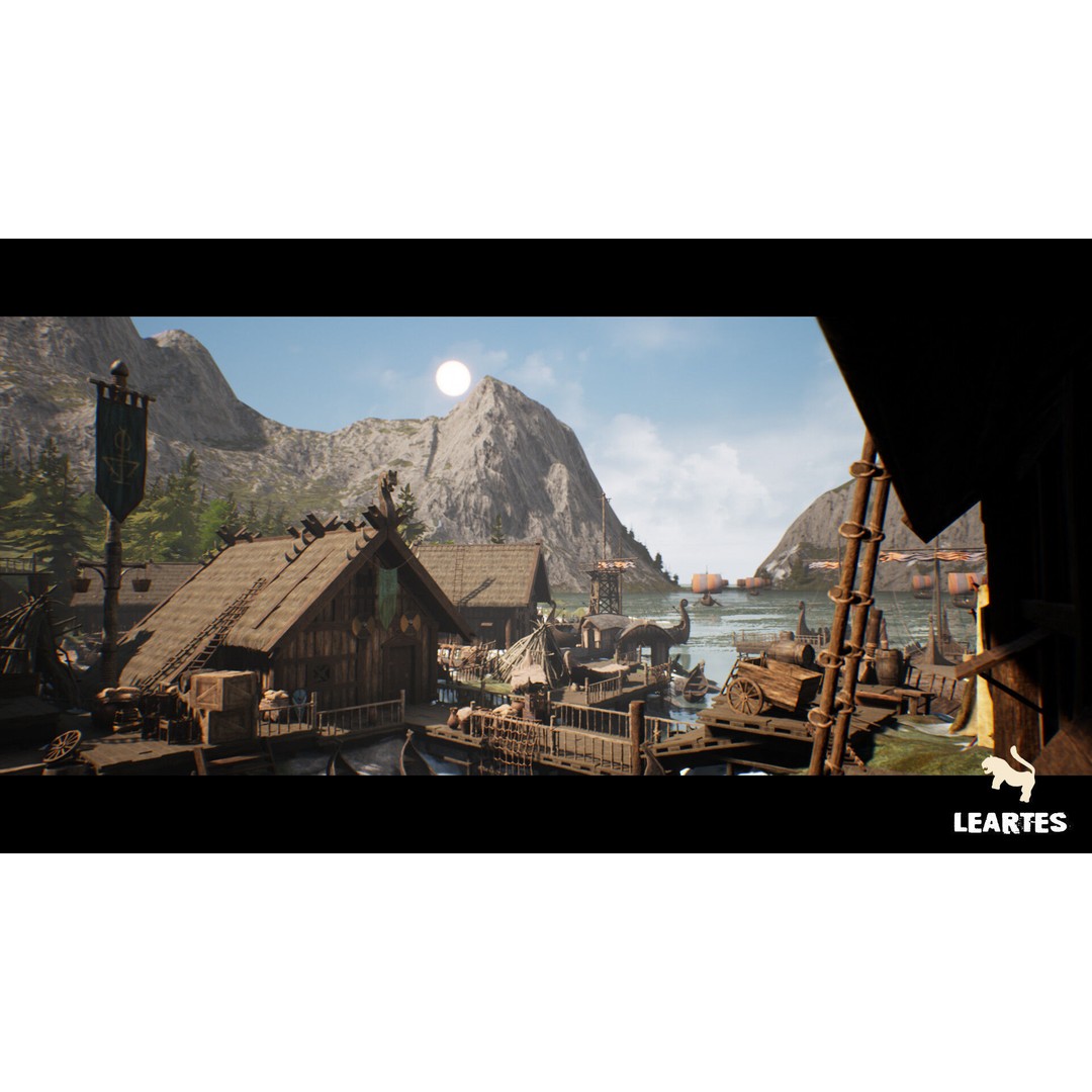 Viking Village 3D Model – Modular Low Poly Environment, FBX/UE - View 15