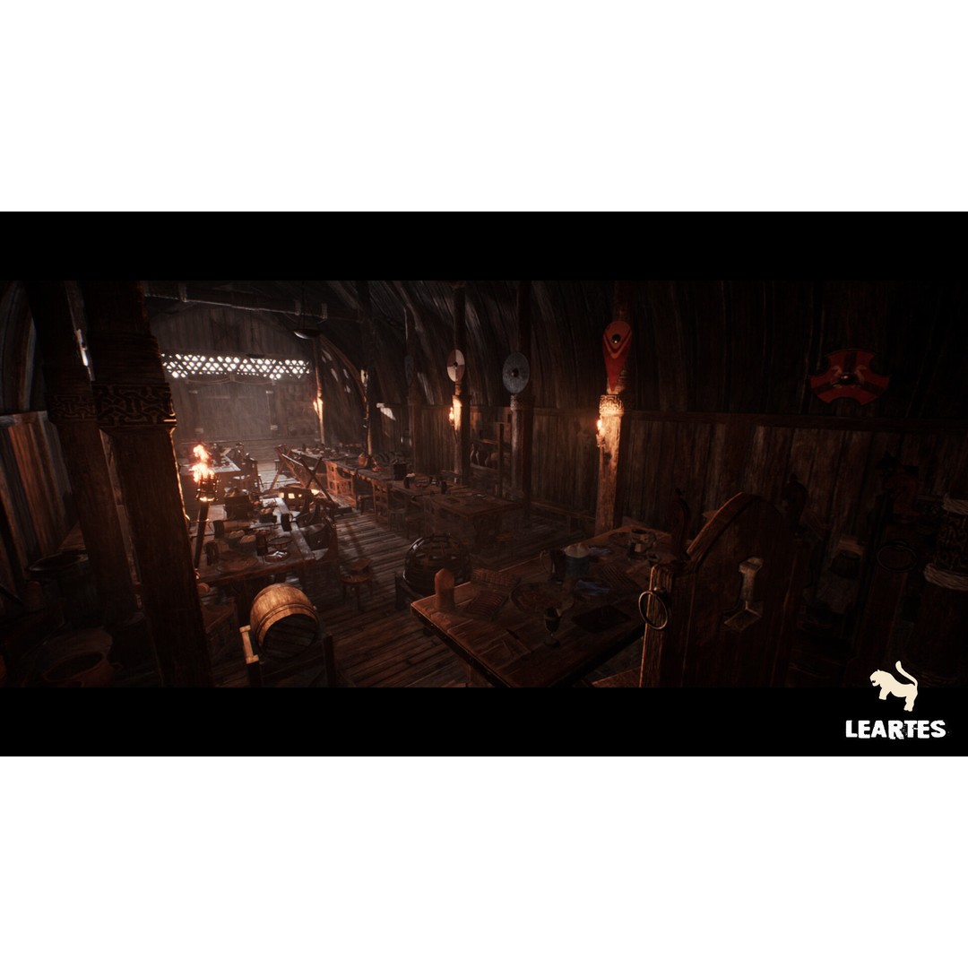 Viking Village 3D Model – Modular Low Poly Environment, FBX/UE - View 16