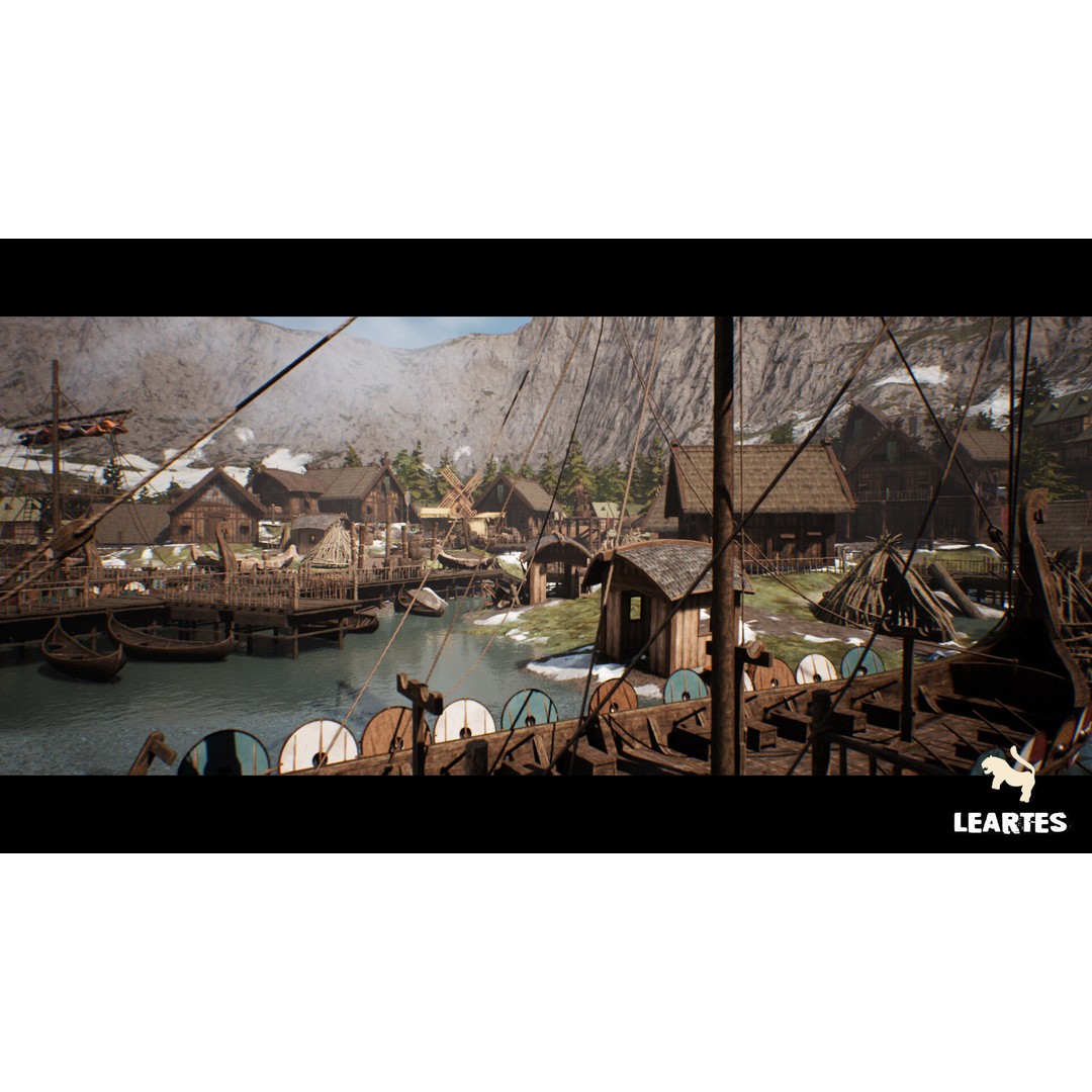Viking Village 3D Model – Modular Low Poly Environment, FBX/UE - View 17