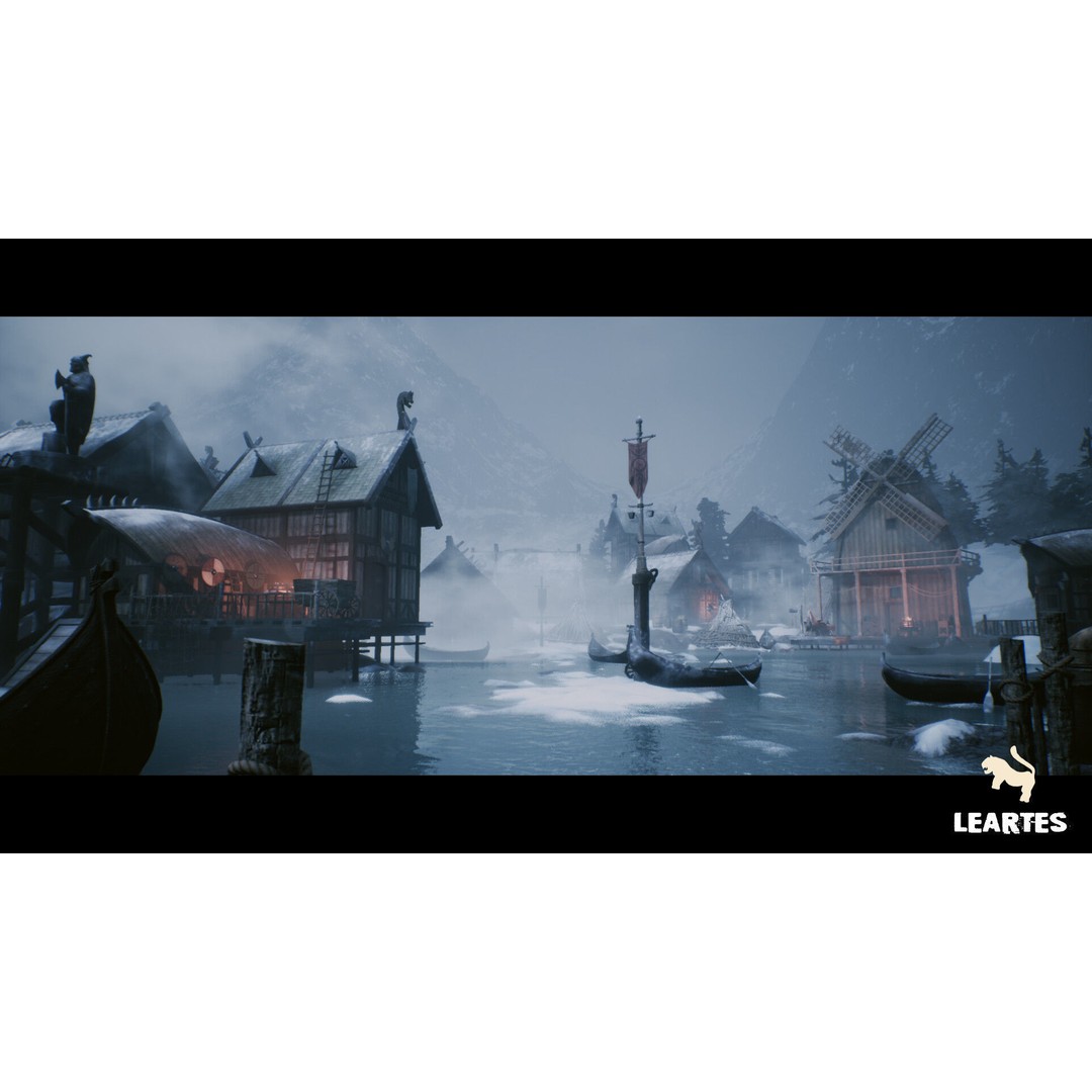 Viking Village 3D Model – Modular Low Poly Environment, FBX/UE - View 19