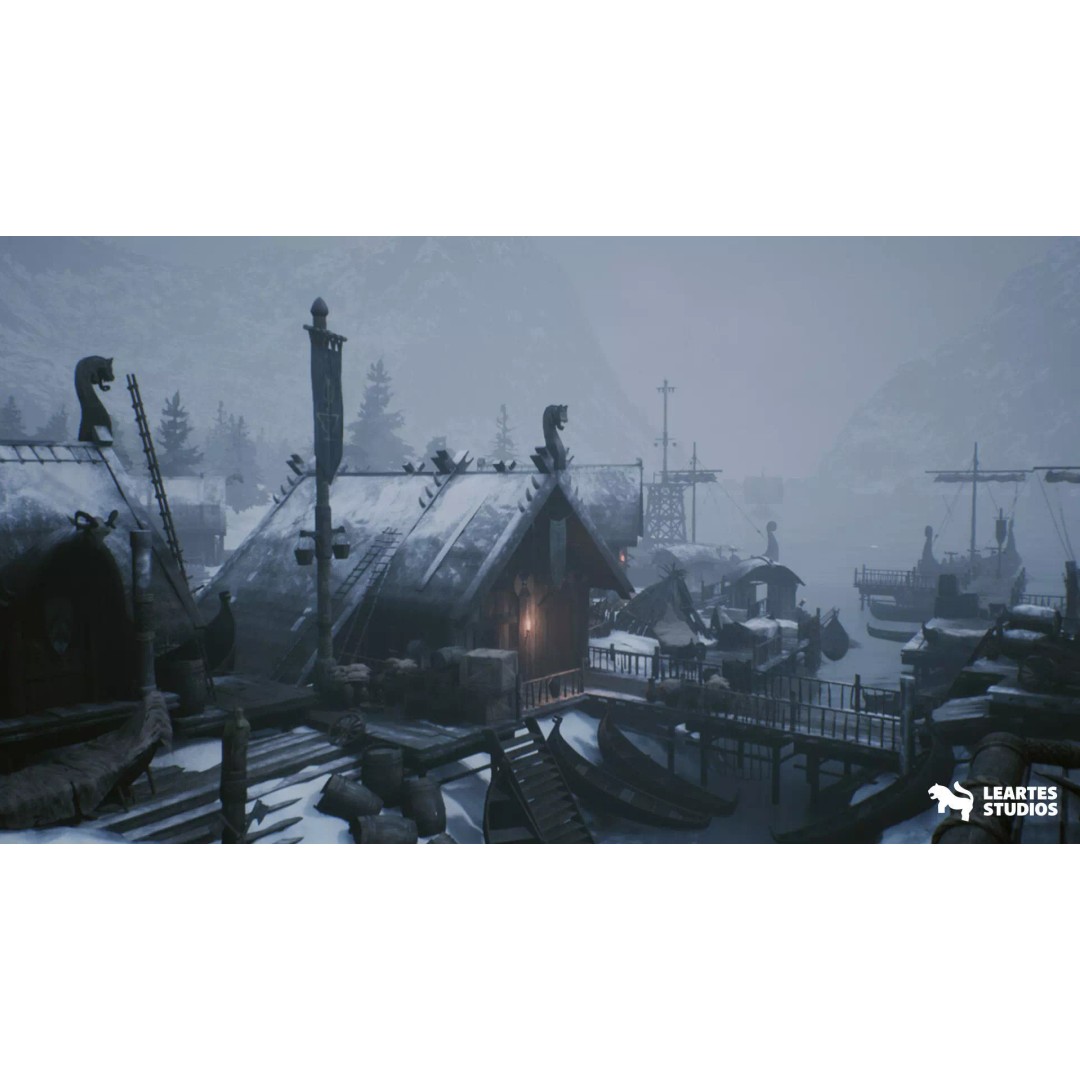 Viking Village 3D Model – Modular Low Poly Environment, FBX/UE - View 2