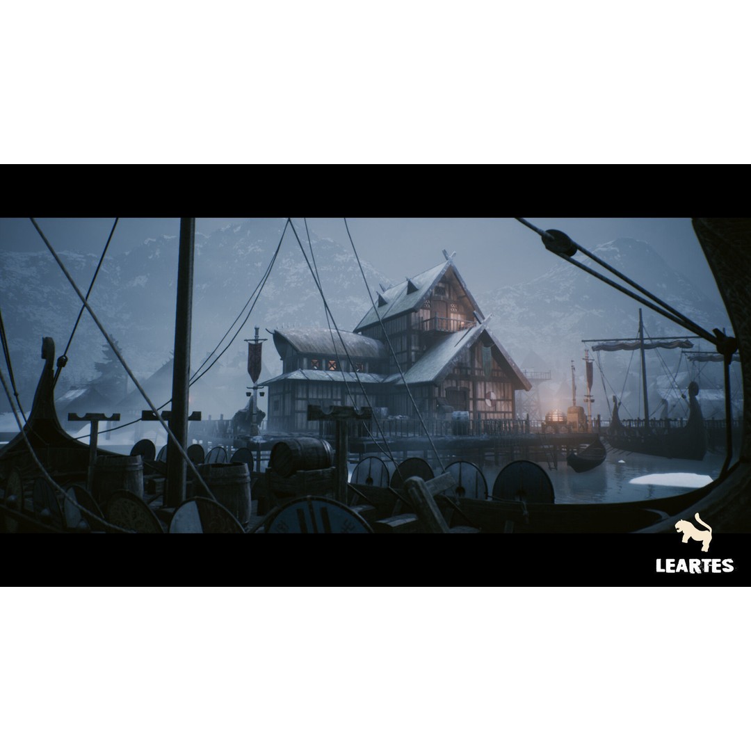 Viking Village 3D Model – Modular Low Poly Environment, FBX/UE - View 20