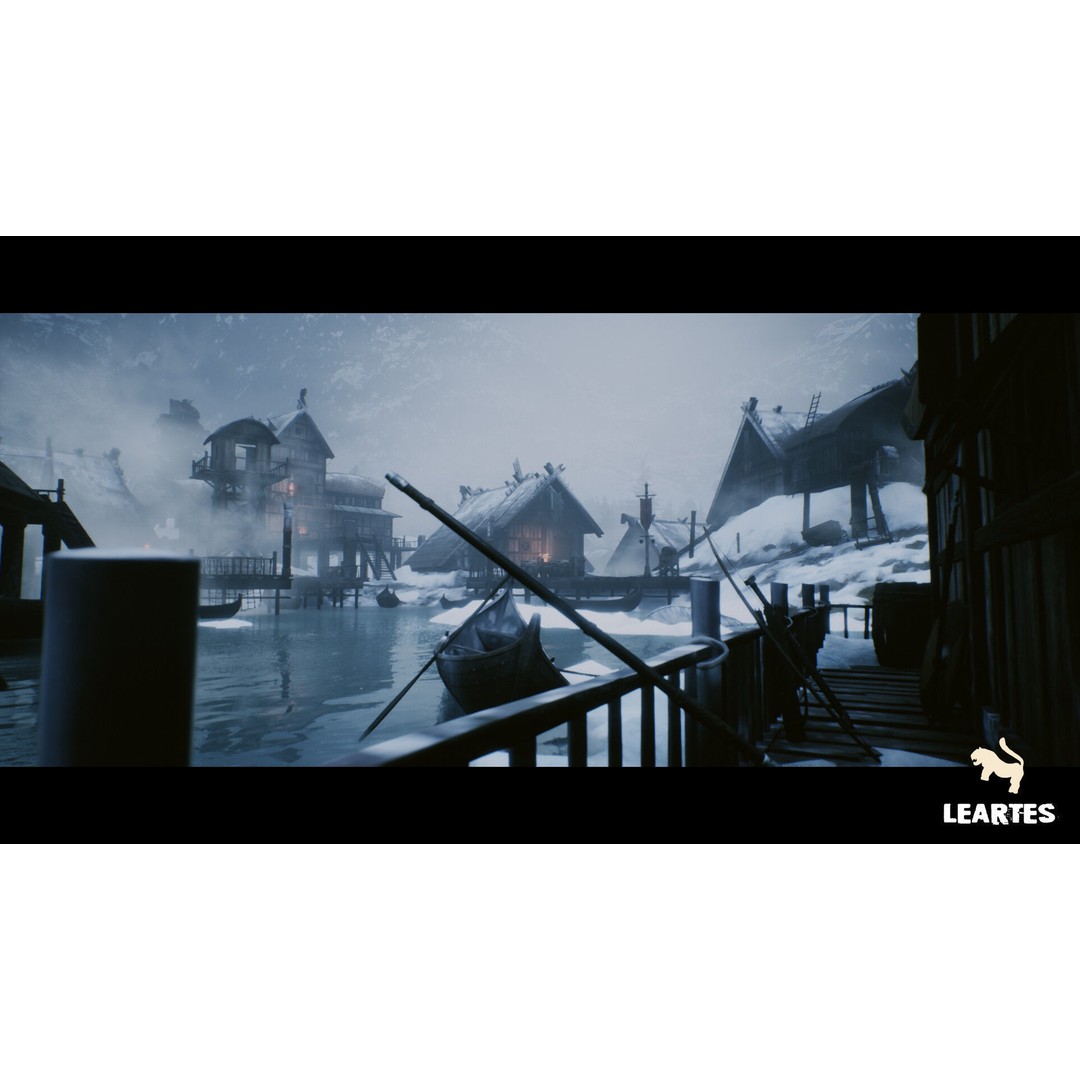 Viking Village 3D Model – Modular Low Poly Environment, FBX/UE - View 4