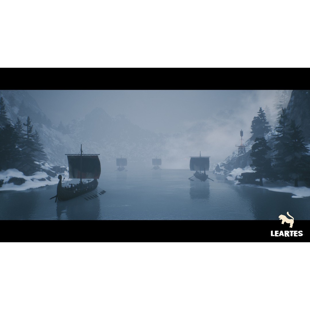 Viking Village 3D Model – Modular Low Poly Environment, FBX/UE - View 6