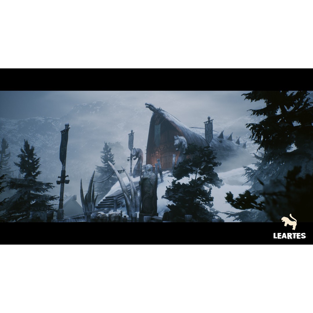 Viking Village 3D Model – Modular Low Poly Environment, FBX/UE - View 8