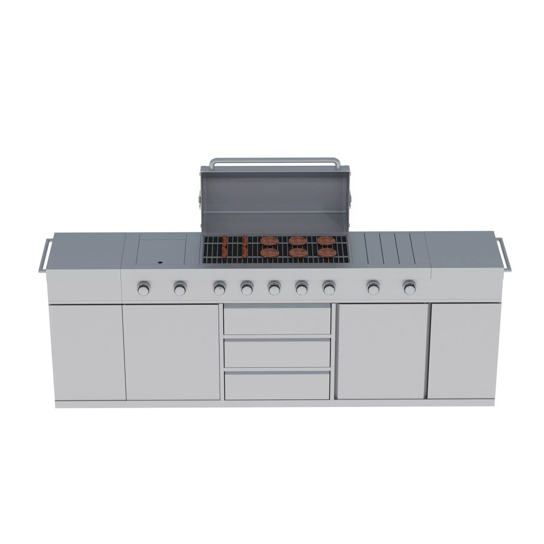 Commercial Kitchen Equipment 3D Model – Realistic Interior Asset, FBX, OBJ - View 11