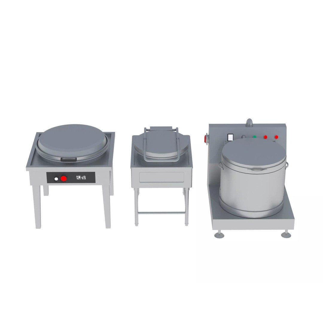 Commercial Kitchen Equipment 3D Model – Realistic Interior Asset, FBX, OBJ - View 19