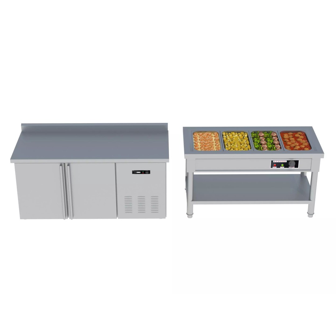 Commercial Kitchen Equipment 3D Model – Realistic Interior Asset, FBX, OBJ - View 27