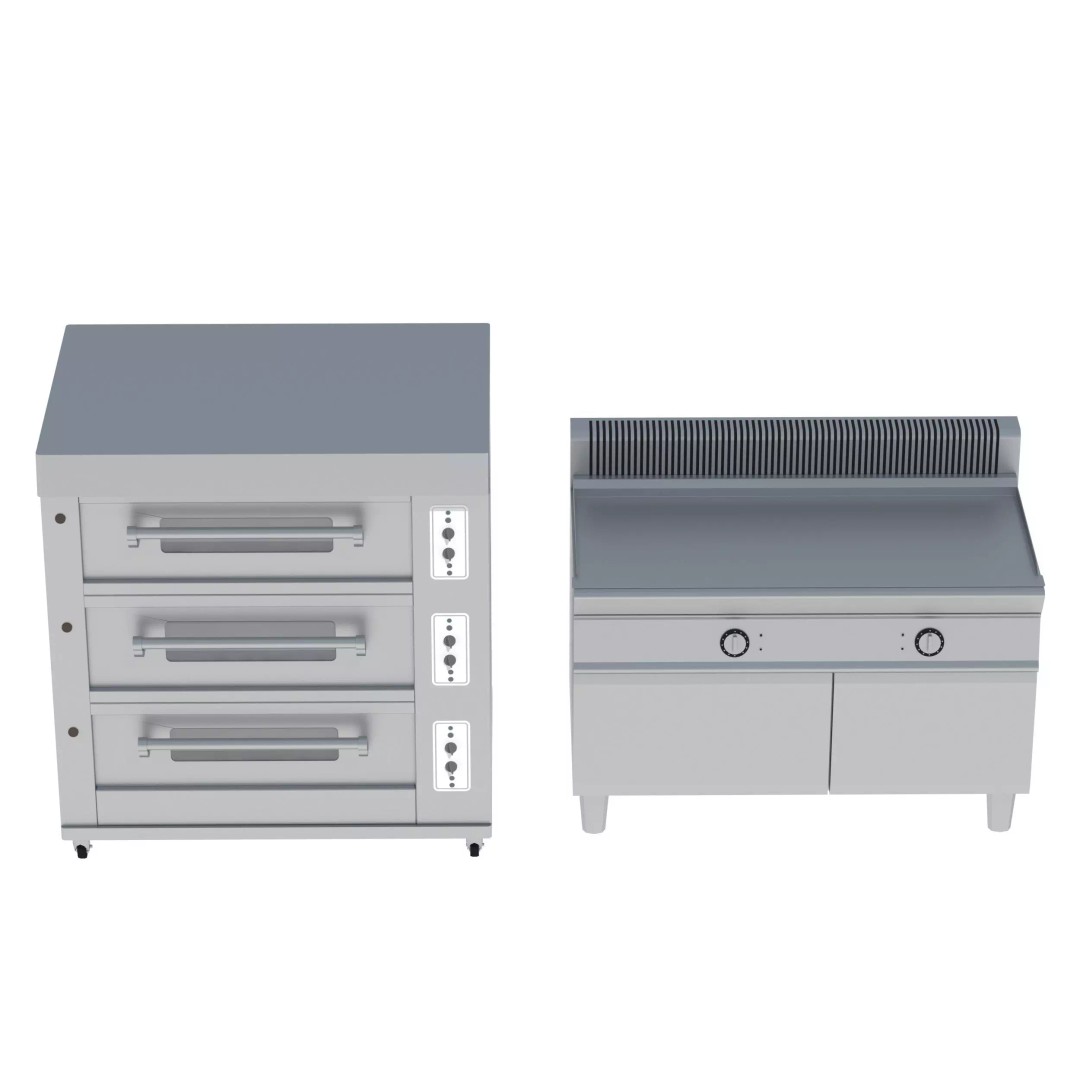 Commercial Kitchen Equipment 3D Model – Realistic Interior Asset, FBX, OBJ - View 39