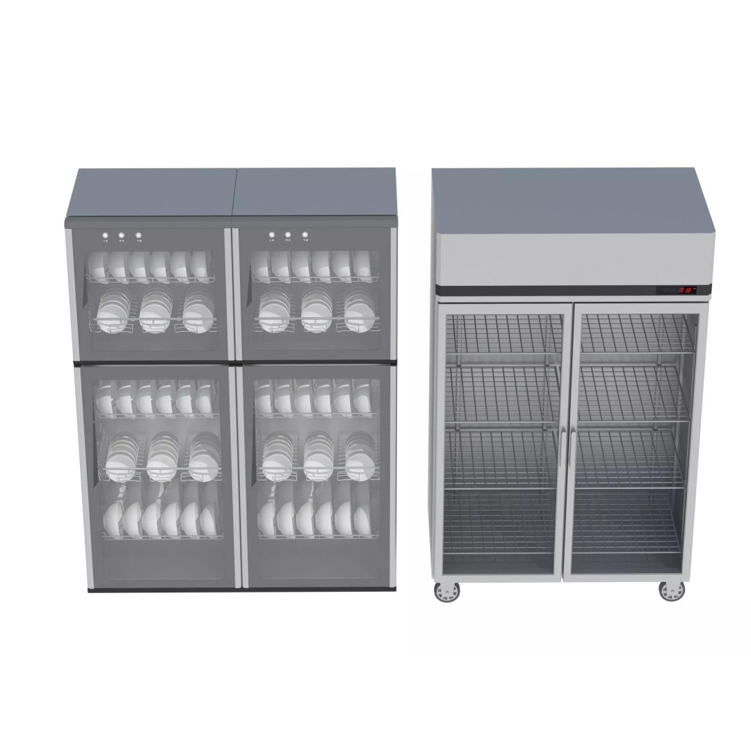 Commercial Kitchen Equipment 3D Model – Realistic Interior Asset, FBX, OBJ - View 41