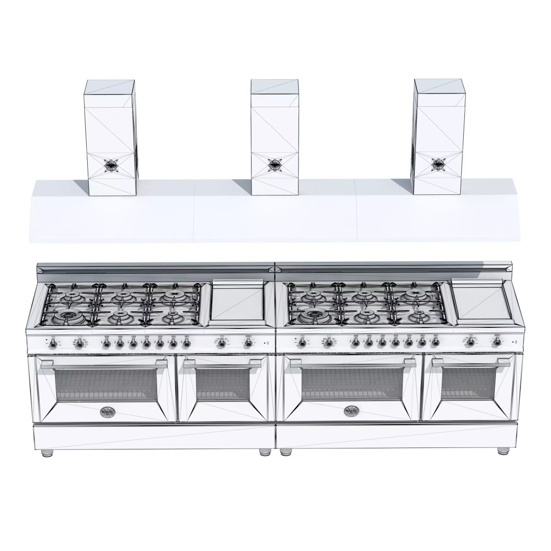 Commercial Kitchen Equipment 3D Model – Realistic Interior Asset, FBX, OBJ - View 44