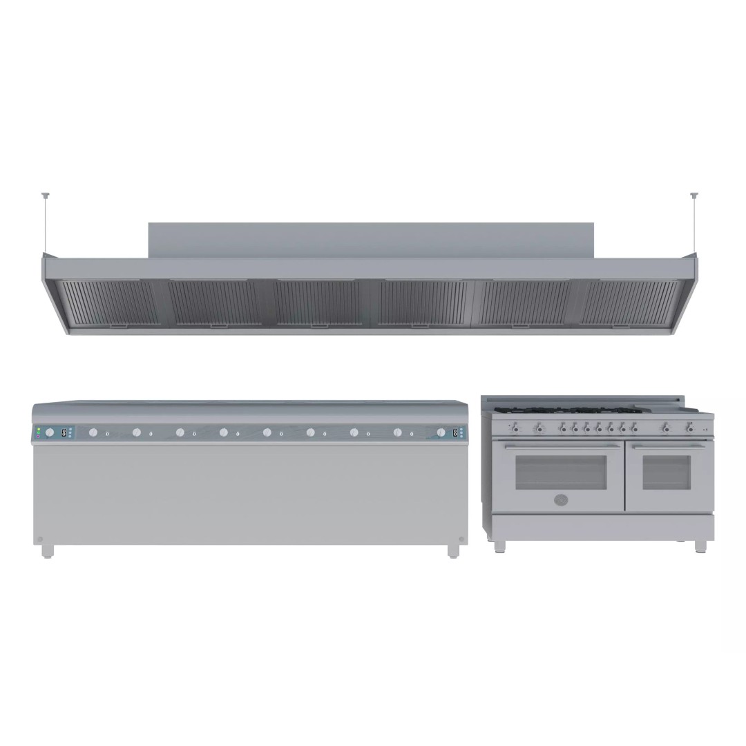 Commercial Kitchen Equipment 3D Model – Realistic Interior Asset, FBX, OBJ - View 5