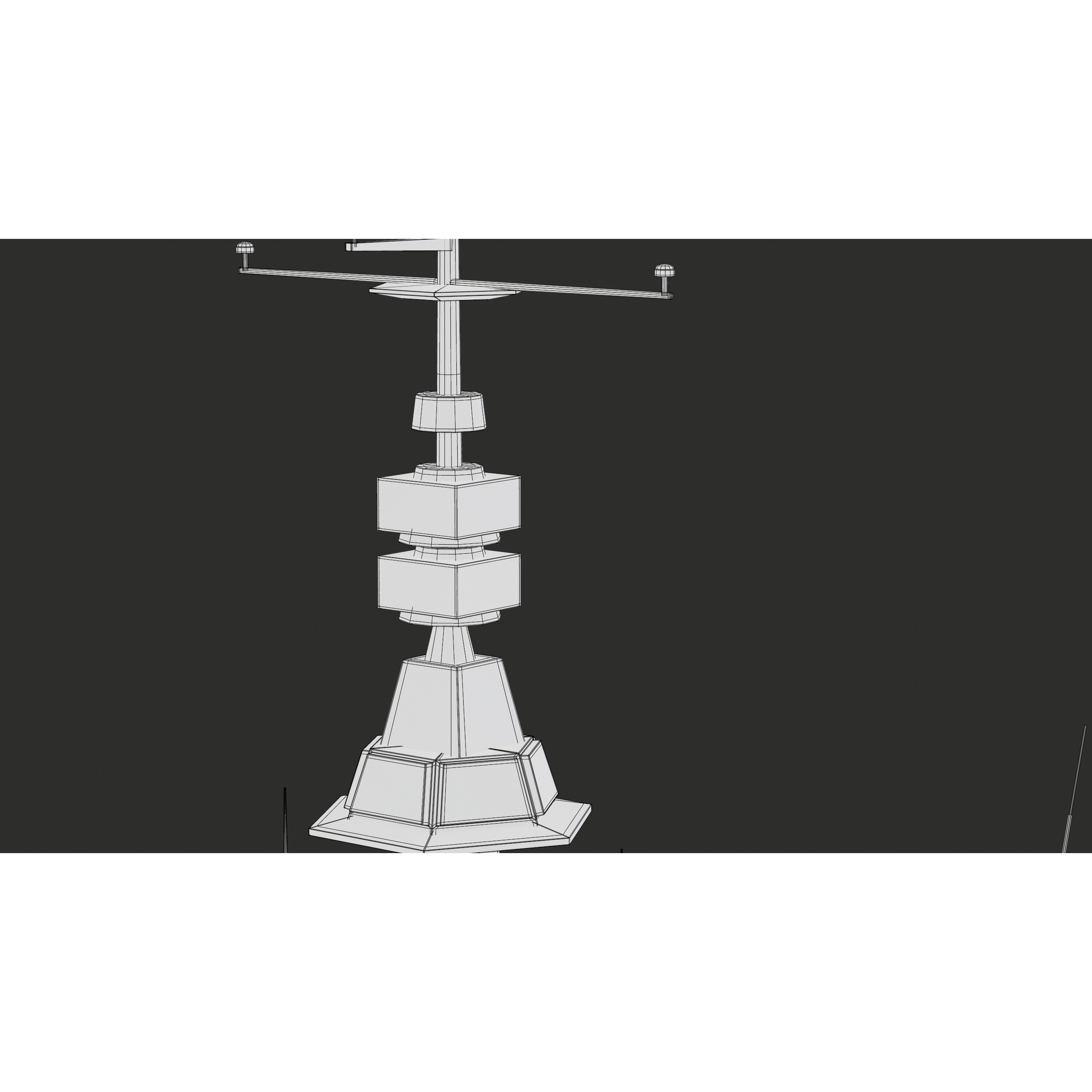 FREMM Aquitaine Class Frigate - Low-Poly Game-Ready 3D Model - View 75