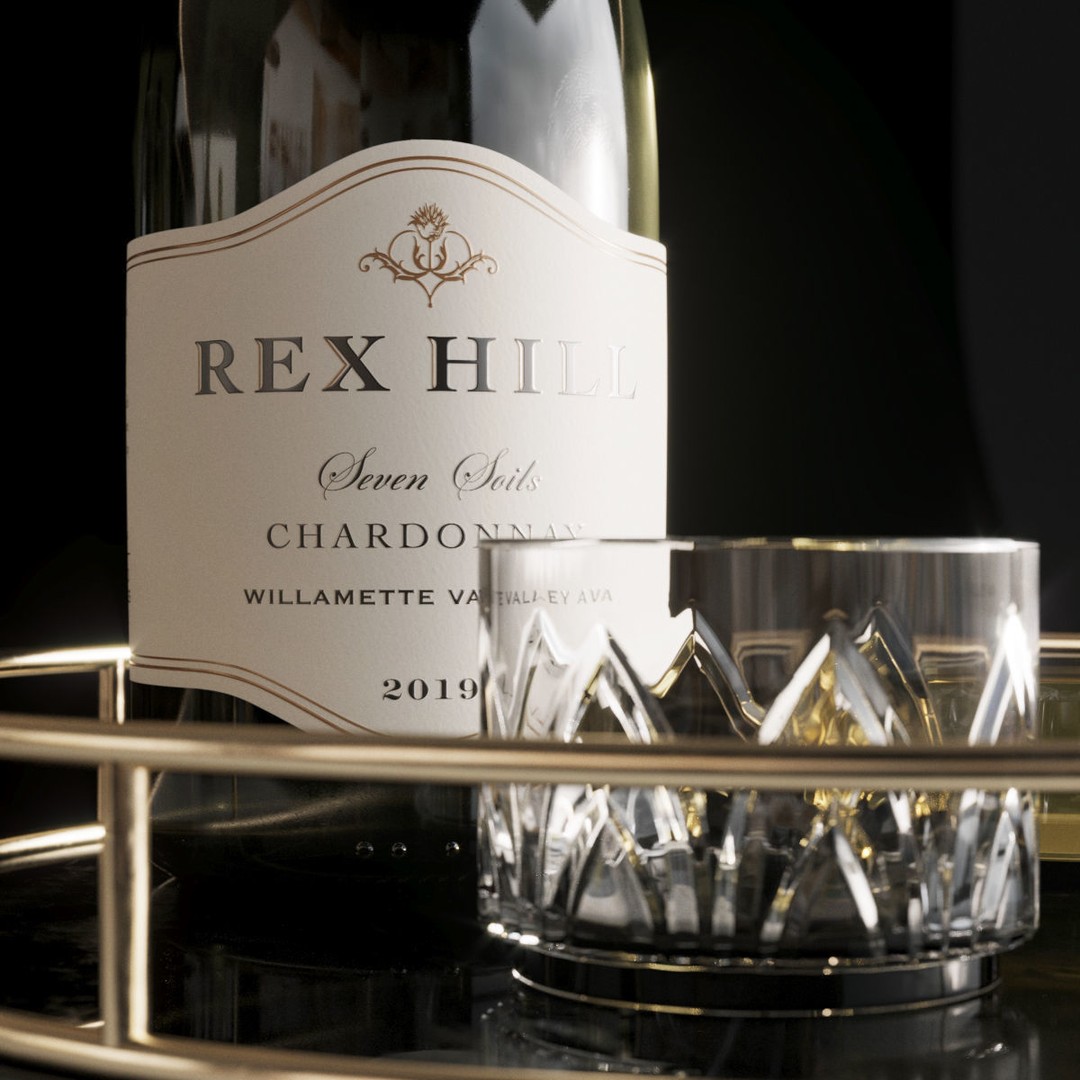 Wine Set 3D Model – High-Detail Kitchenware, FBX & 3dsMax - View 3