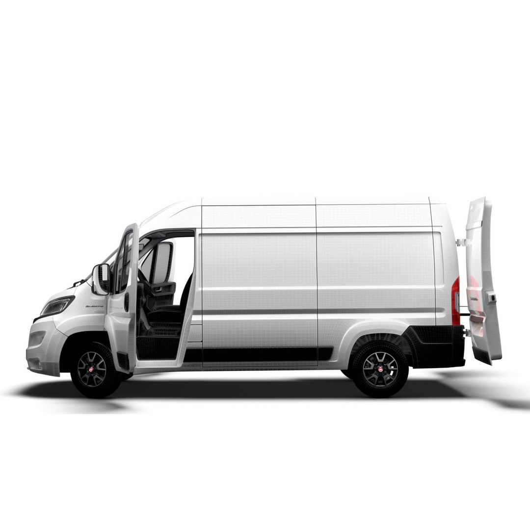 Fiat Ducato Van L2H2 3D Model – High Quality Interior, Game-Ready - View 20