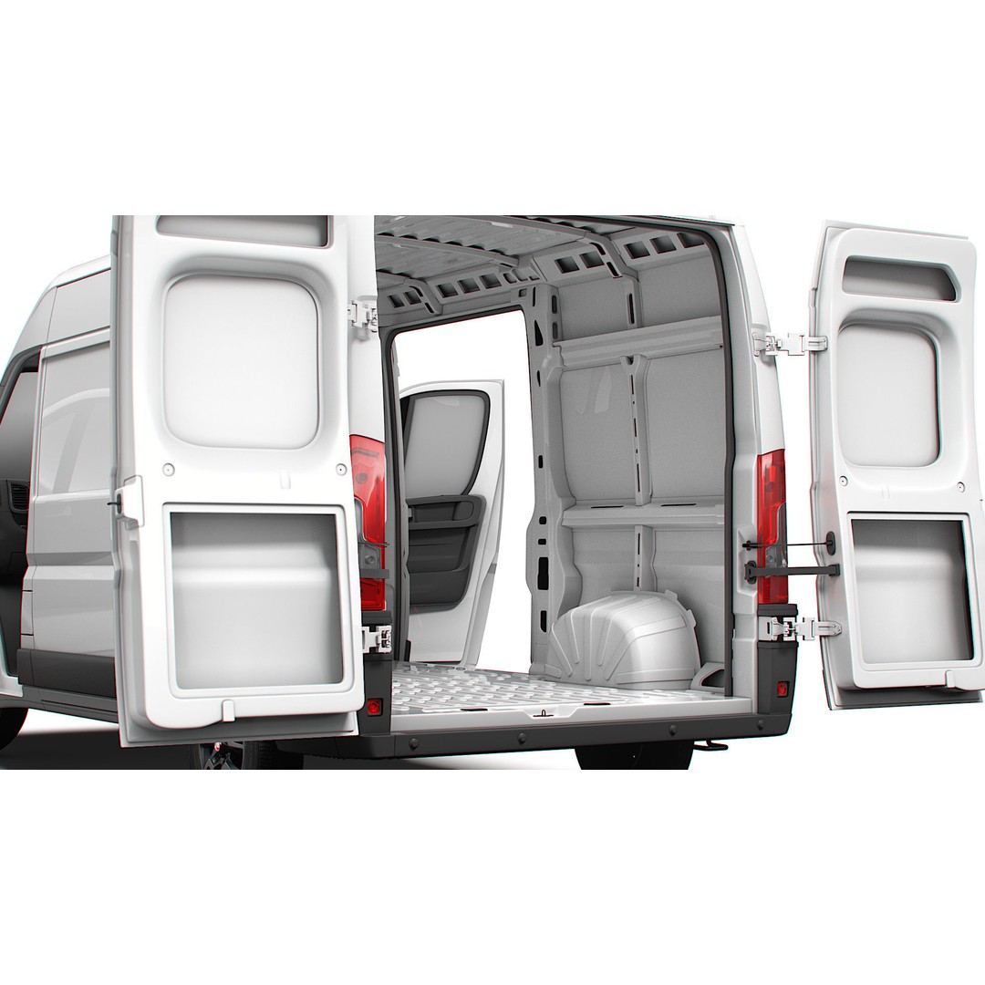 Fiat Ducato Van L2H2 3D Model – High Quality Interior, Game-Ready - View 4