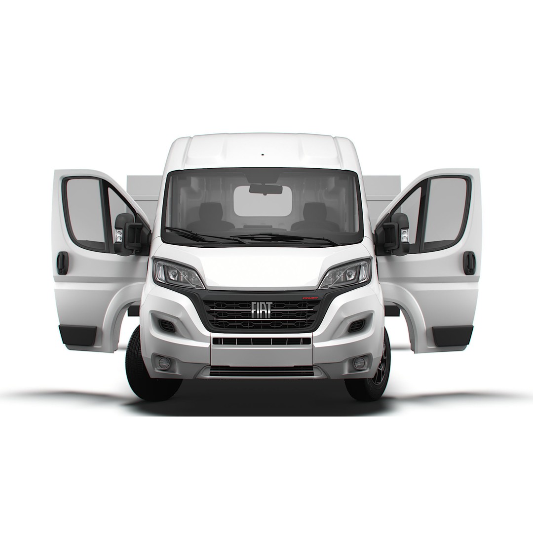 Fiat Ducato Van L2H2 3D Model – High Quality Interior, Game-Ready - View 8