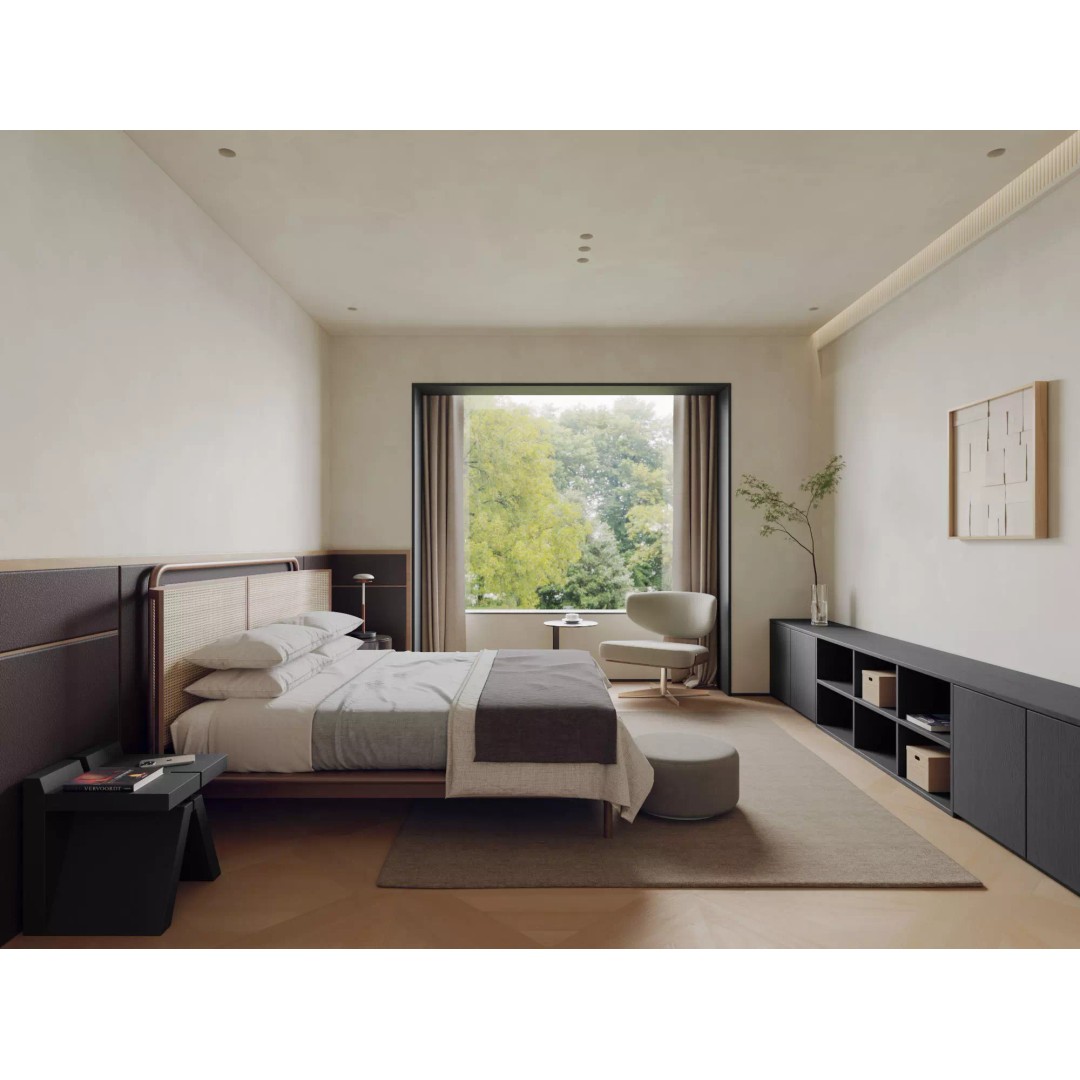 Bedroom 3D Model – Modern Interior Scene with Textures, FBX - View 2
