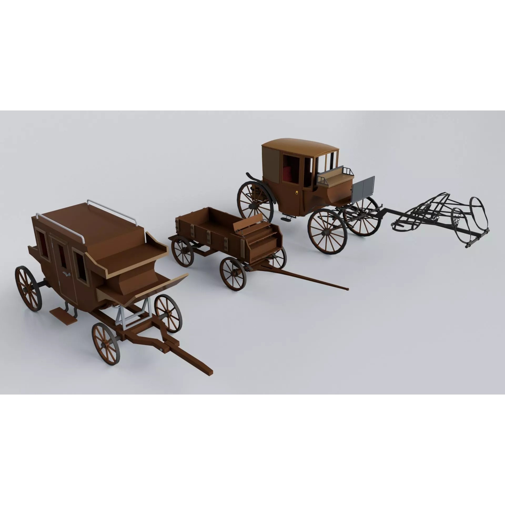 200 Vehicles Mega Pack - Low-Poly Game-Ready 3D Model - View 18