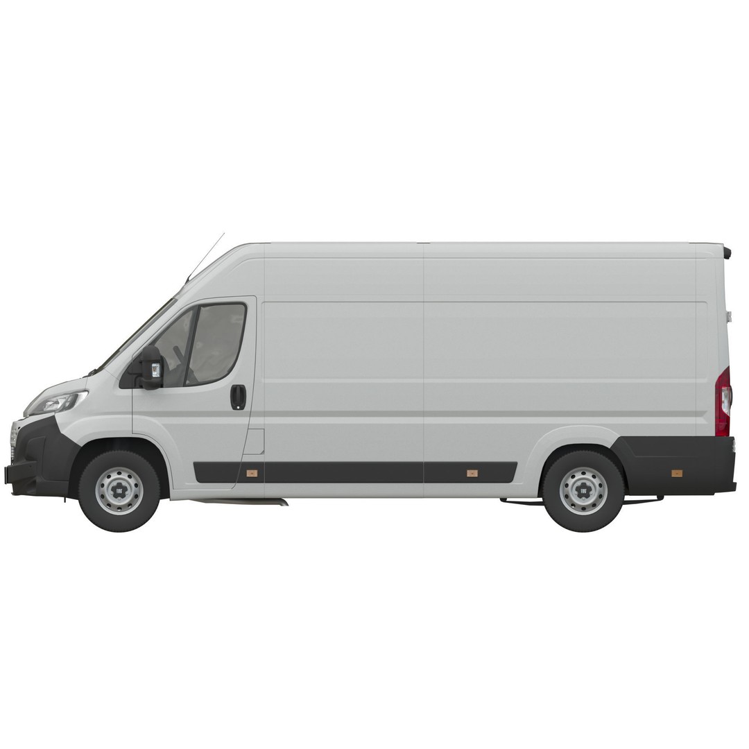 2024 FIAT DUCATO L4H2 3D Model – Detailed Interior, FBX, OBJ - View 12